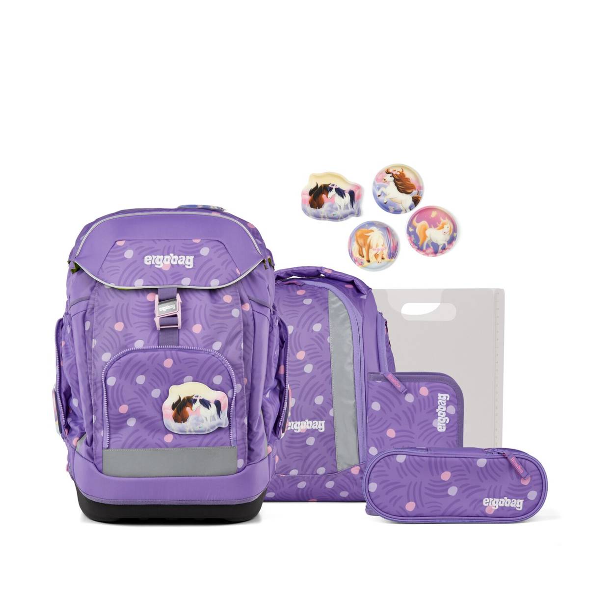 Ergobag Maxi 6-tlg. Set PonyBäradies - Bild 1