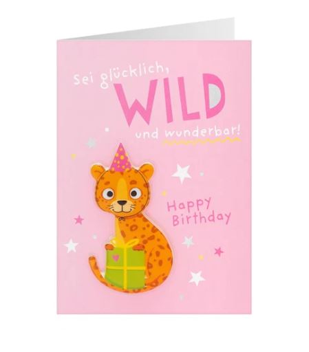Geburtstagskarte Wild & Wunderbar - Bild 1