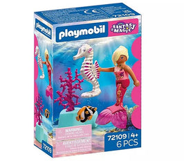 PLAYMOBIL Fantasy & Magic Meerjungfrau mit Seepferdchen 72109