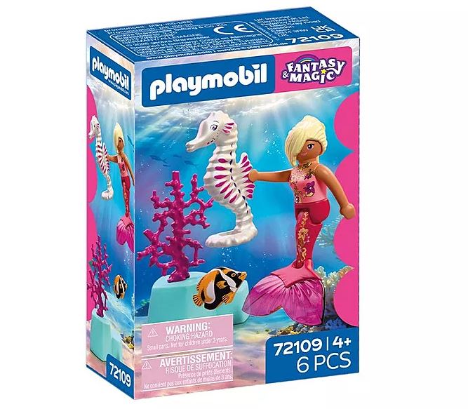 PLAYMOBIL Fantasy & Magic Meerjungfrau mit Seepferdchen 72109 - Bild 1