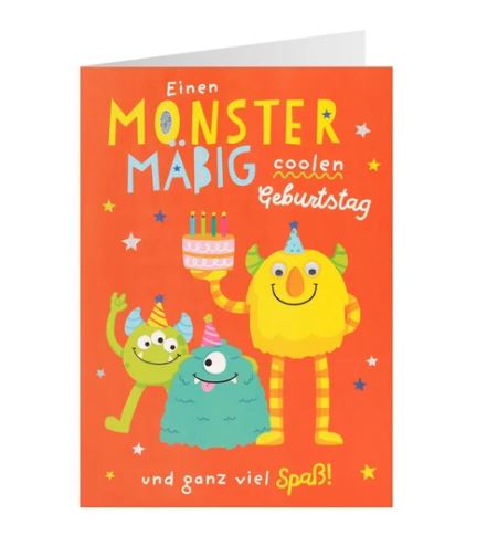 Geburtstagskarte Monstermässig - Bild 1