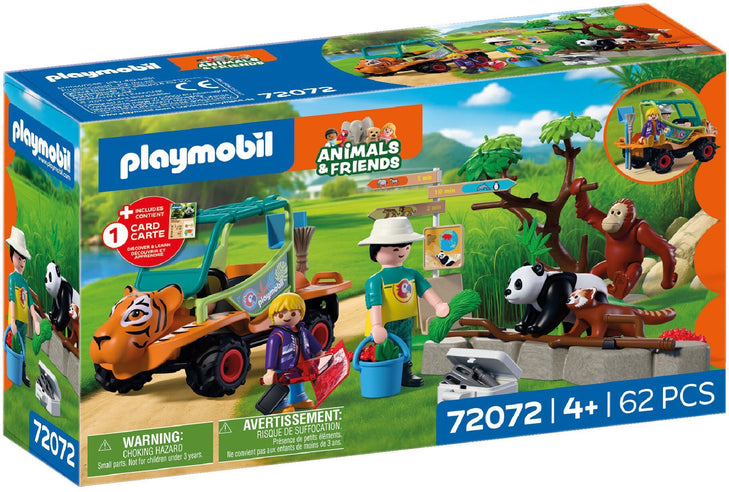 PLAYMOBIL Animals & Friends: Zoo: Tierpflegermobil 72072