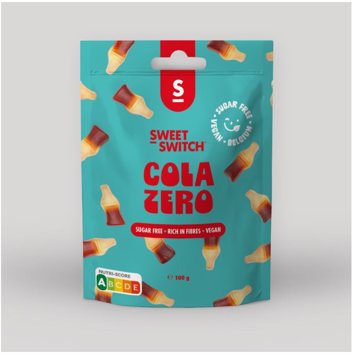 Cola Zero zuckerfreie Fruchtgummis mit Colageschmack, 100 g - Bild 1
