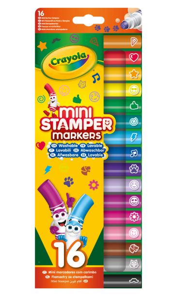 Crayola 16 mini Stempel-Filzstifte - Bild 1