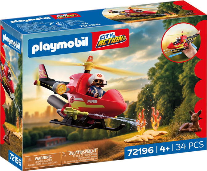 PLAYMOBIL City Action Feuerwehr-Helikopter 72196