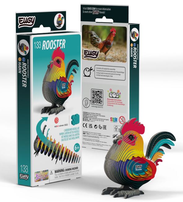 3D Bastelset Hahn - Bild 1