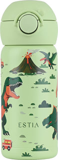 ESTIA Edelstahl Trinkflasche Kids Dino Explorer 3.5 dl