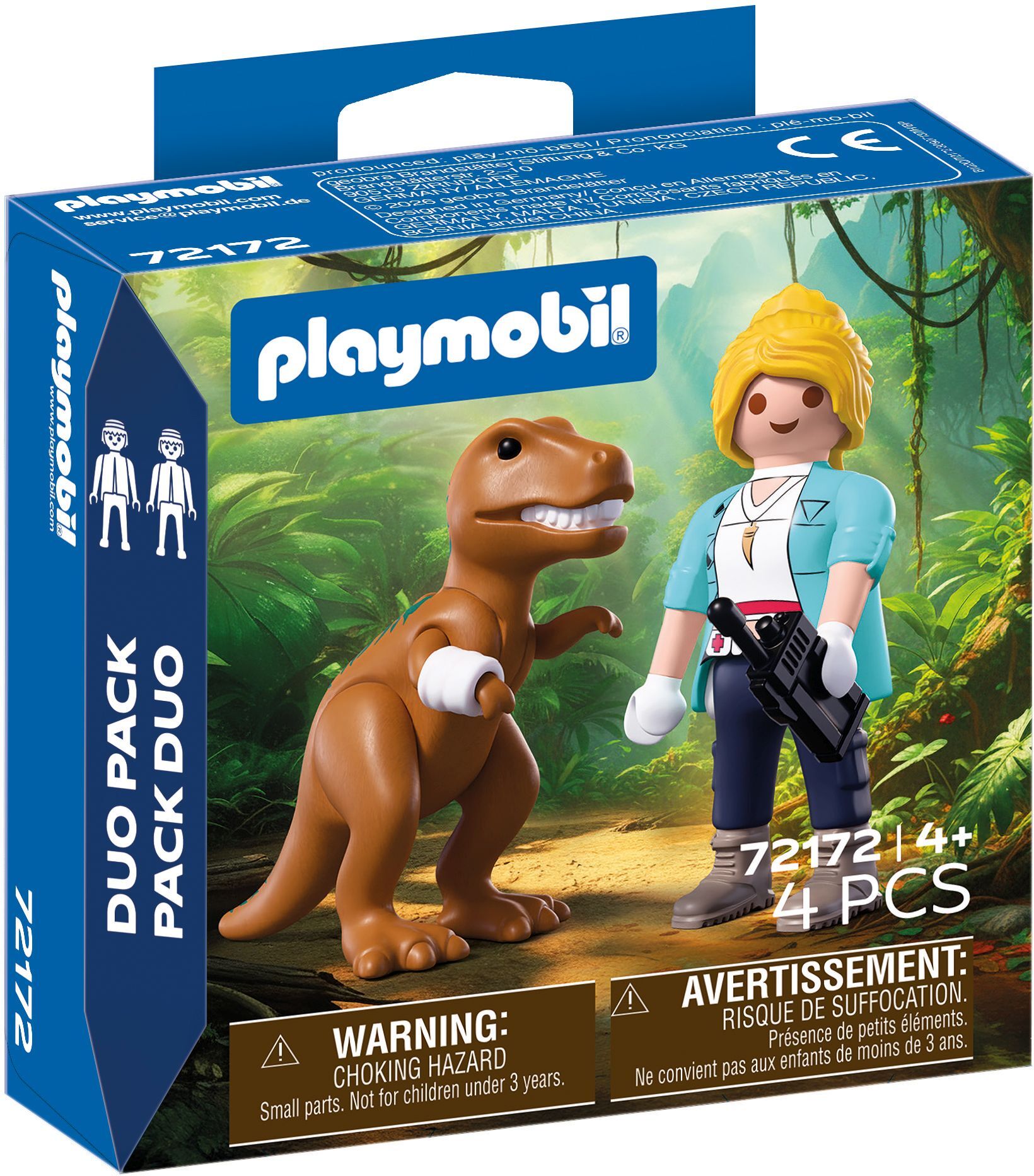 PLAYMOBIL DuoPack T-Rex mit Forscherin 72172 - Bild 1
