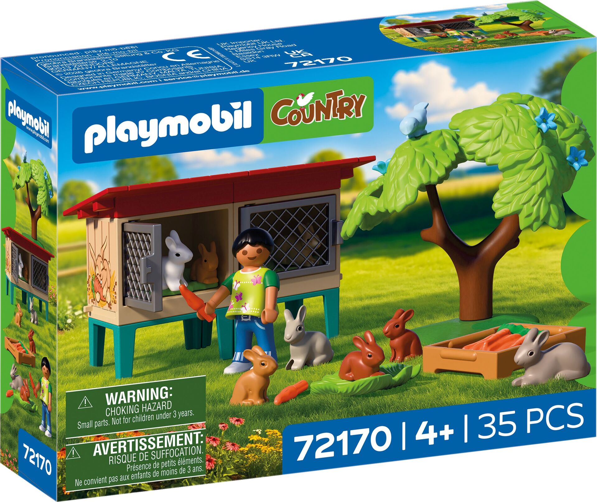 PLAYMOBIL Ländlicher Kaninchenstall 72170 - Bild 1