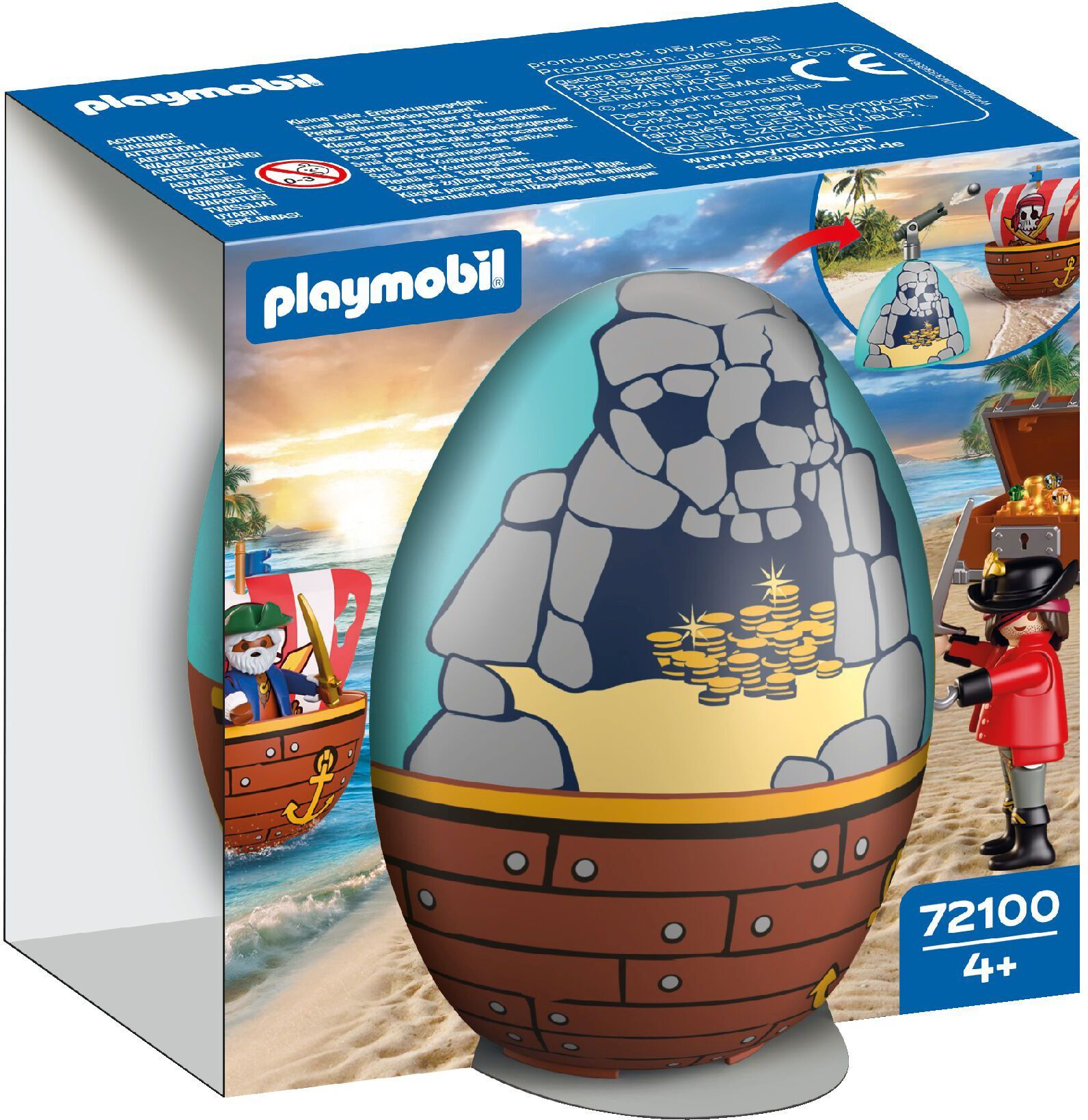 Playmobil Spiel-Ei: Piraten 72100