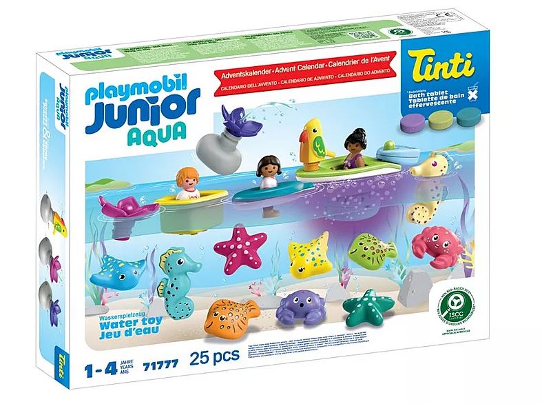 PLAYMOBIL Adventskalender Junior & Tinti : Bunter Badespass 71777 - Bild 1