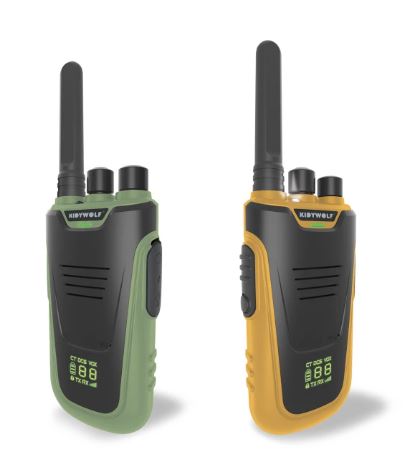 Walkie-Talkies mit Taschenlampe grün/orange - Bild 1