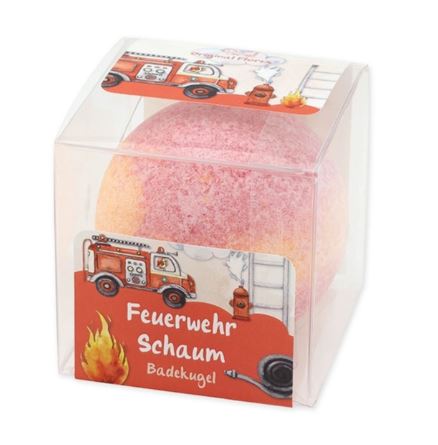Badekugel mit Schafmilch 125g : Feuerwehr Schaum - Bild 1
