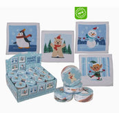 Magische Handtuch Winter Freunde