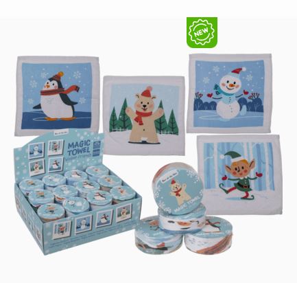 Magische Handtuch Winter Freunde - Bild 1