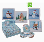 Magische Handtuch Winter Freunde