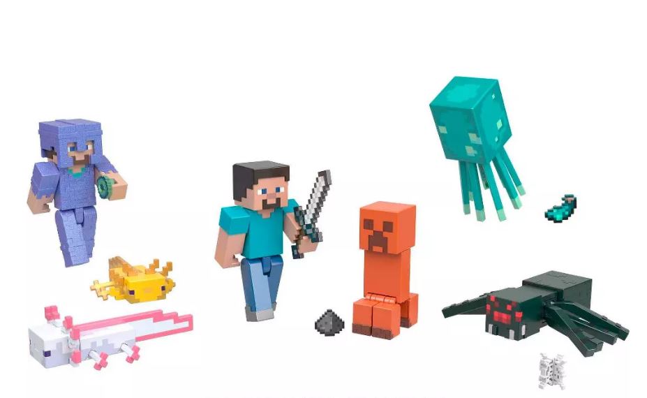 Minecraft Figur Glow Squid - Bild 2