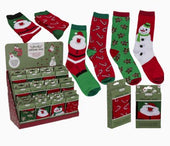 Socken mit Weihnachtsmotiven, Einheitsgrösse