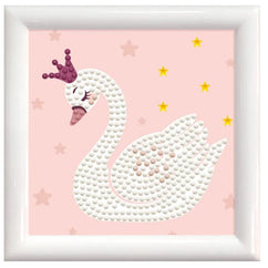 Diamond Painting Mini Schwan Prinzessin