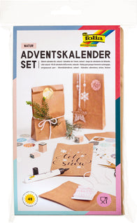 Adventskalender Bastelset Natur