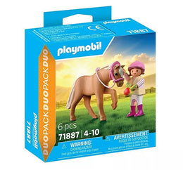 PLAYMOBIL DuoPack Mädchen mit Pony 71887