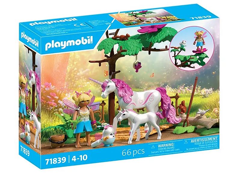 PLAYMOBIL Zauberhafter Einhorn- Stall für Mama und Fohlen 71839 - Bild 1