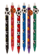 Radierbarer Stift Fussball und Basketball
