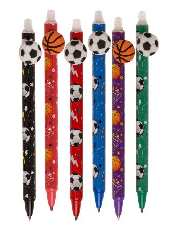Radierbarer Stift Fussball und Basketball - Bild 1
