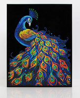 Diamond Painting Neon Pfau