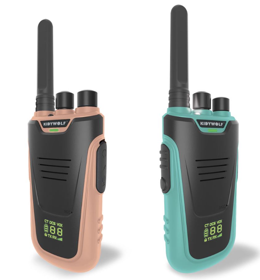 Walkie-Talkies mit Taschenlampe hellblau/rosa - Bild 1