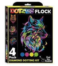 Diamond Painting Neon Raubkatzen