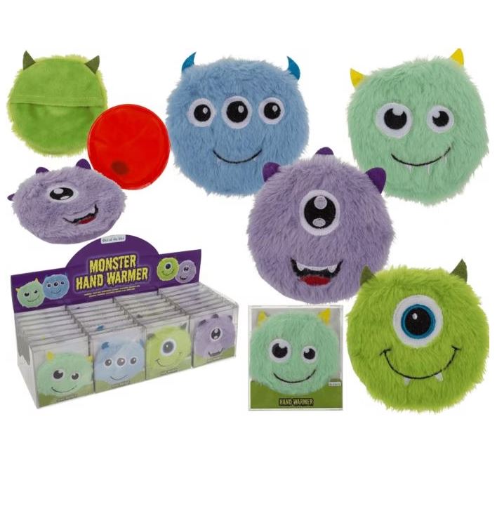 Handwärmer Monster mit Plüschüberzug - Bild 1