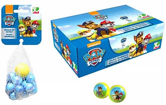 Glasmurmeln Paw Patrol 21 Stück - Bild 2