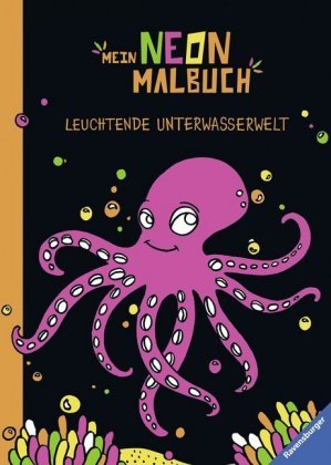 Mein Neon - Malbuch : Leuchtende Unterwasserwelt - Bild 1