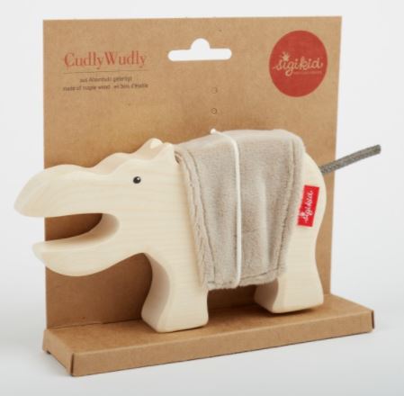 Holztier Nilpferd Cudly Wudly - Bild 2