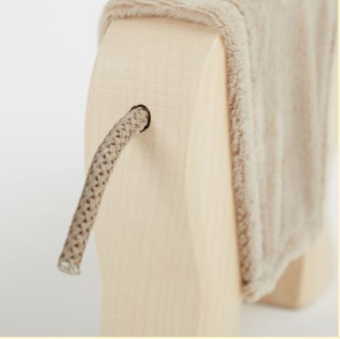 Holztier Nilpferd Cudly Wudly - Bild 3