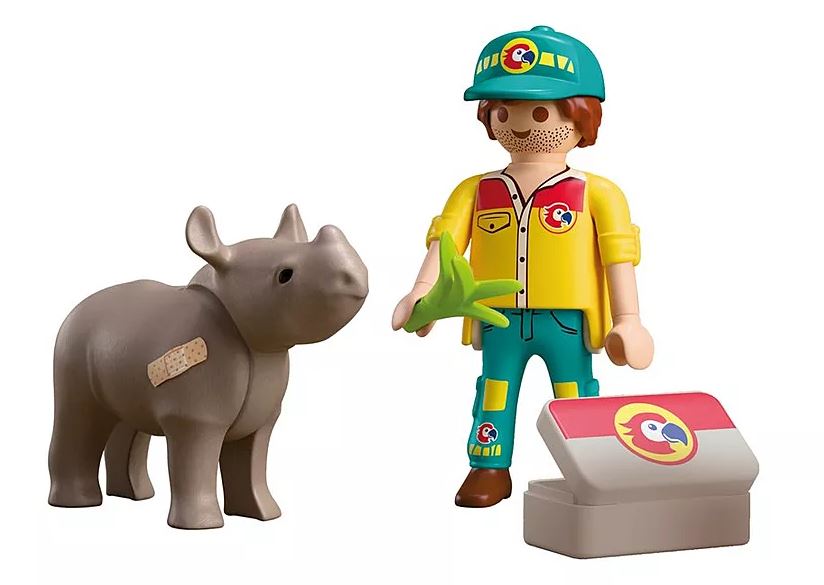 PLAYMOBIL DuoPack Tierpfleger mit Nashorn 72025 - Bild 2