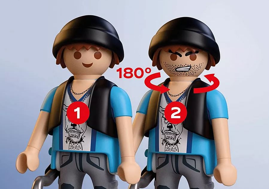 PLAYMOBIL City Action Verfolgungsjagd mit Motorrad 72079 - Bild 4