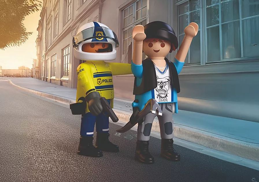 PLAYMOBIL City Action Verfolgungsjagd mit Motorrad 72079 - Bild 5