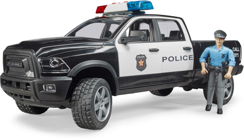 Bruder 02505 RAM 2500 Polizei Pickup mit Polizist - Bild 1