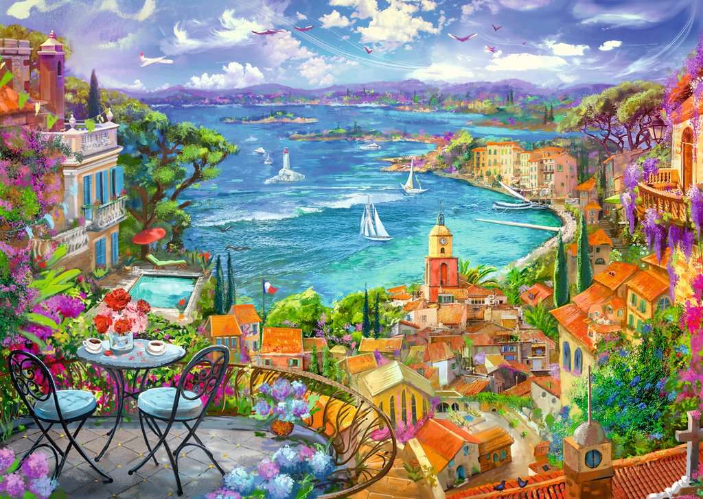 Puzzle 1000 Teile St. Tropez 01.824 - Bild 2
