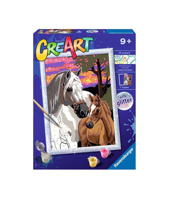 Verpackung CreArt Malen nach Zahlen «Sunset Horses» 20052