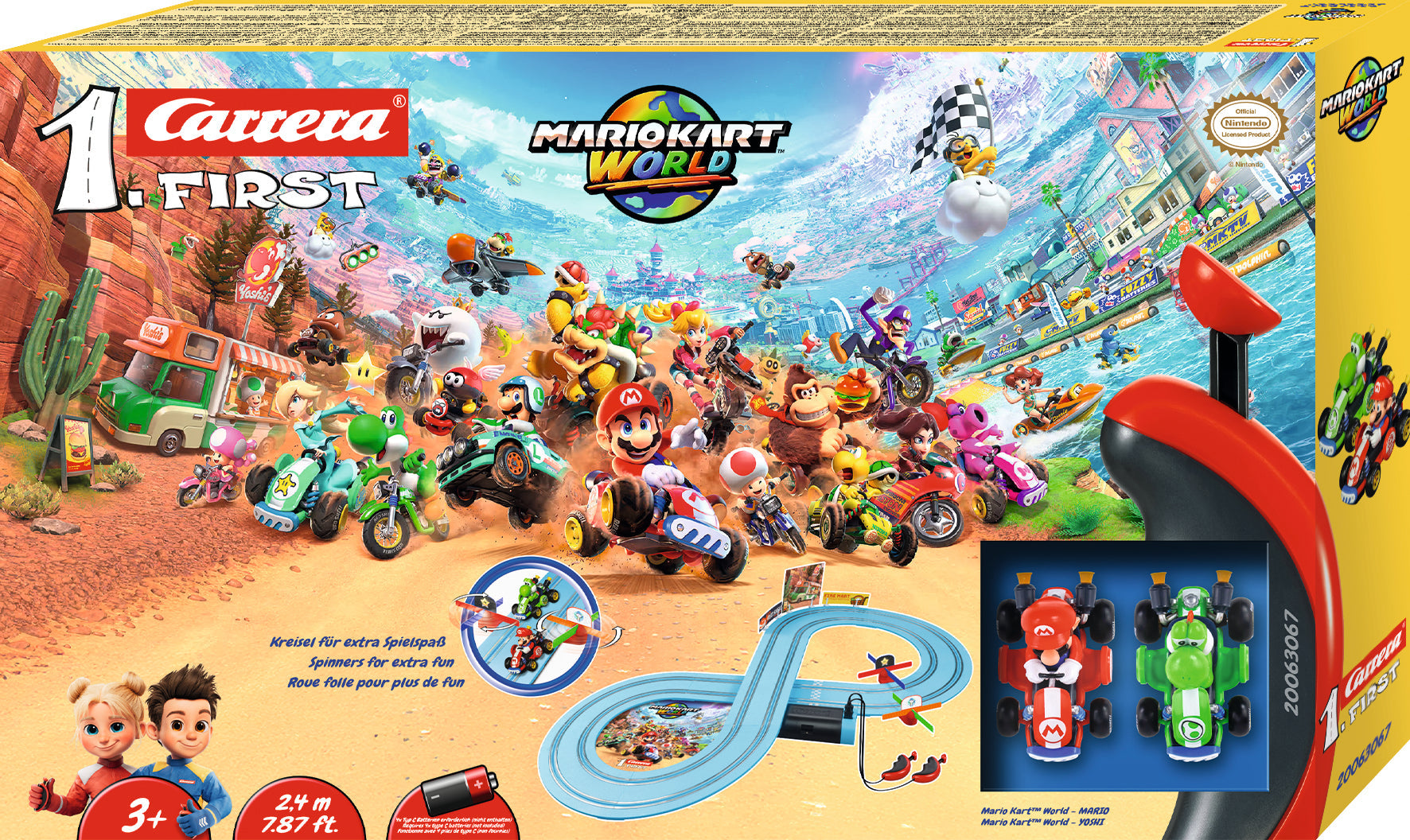 Carrera FIRST Mario Kart World Mario vs. Yoshi - Bild 13