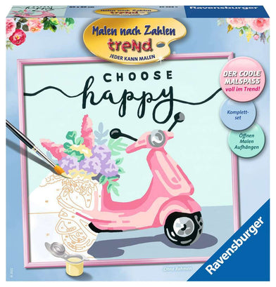 Malen nach Zahlen trend Choose Happy 20.068