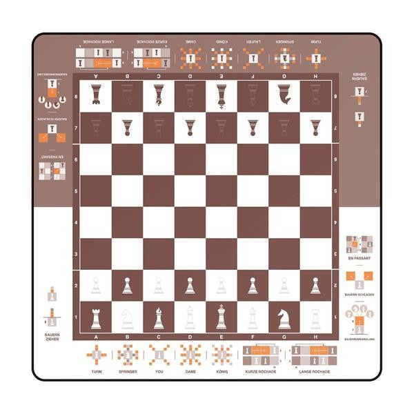 Spielmatte "Einfach Schach" 40x40cm - Bild 1