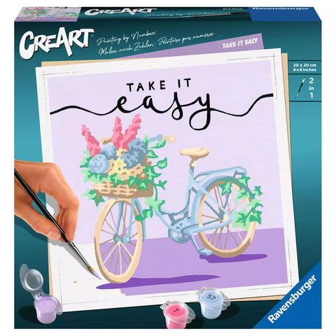 Verpackung CreArt Take it easy 20099, Malen nach Zahlen 20 x 20 cm
