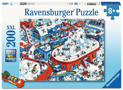 Puzzle 200 Teile Trubel im Winterdorf 04.265
