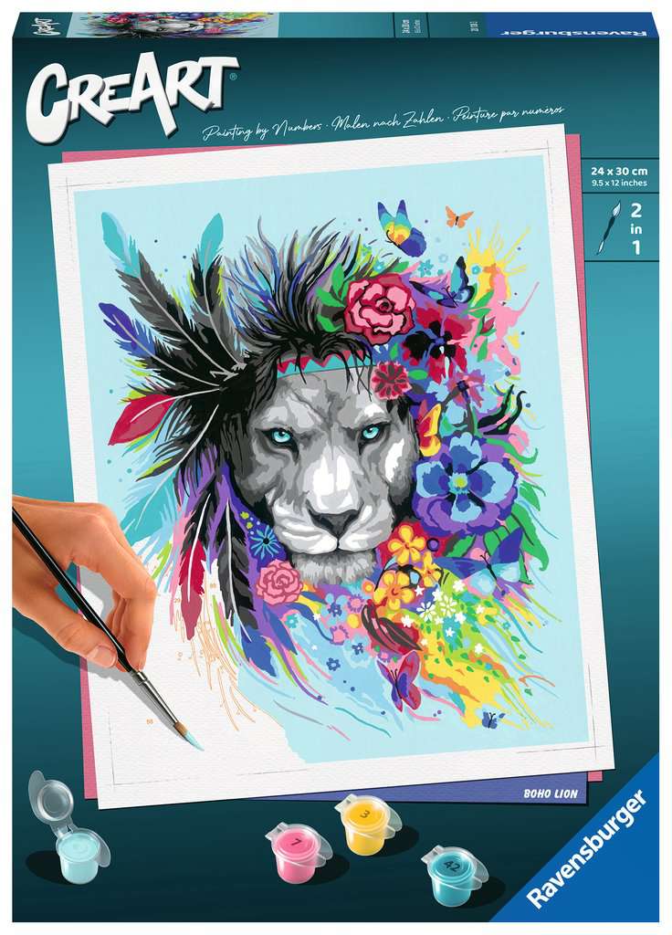 Creart Boho Lion 20.130 24x30cm - Bild 1