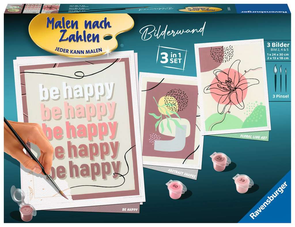 Malen nach Zahlen Bilderwand-Set 20.236 - Bild 1