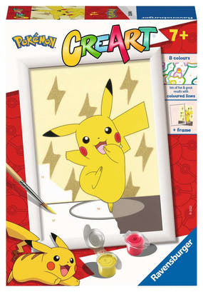 Verpackung CreArt Malen nach Zahlen Pokémon Pikachu Pose 20241